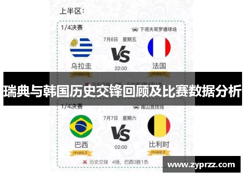 瑞典与韩国历史交锋回顾及比赛数据分析